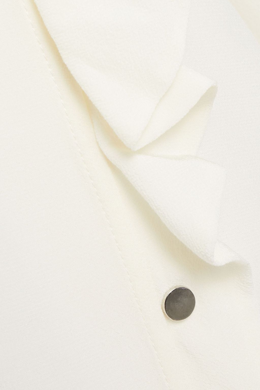 BA&SH Ruffle-trimmed crepe top