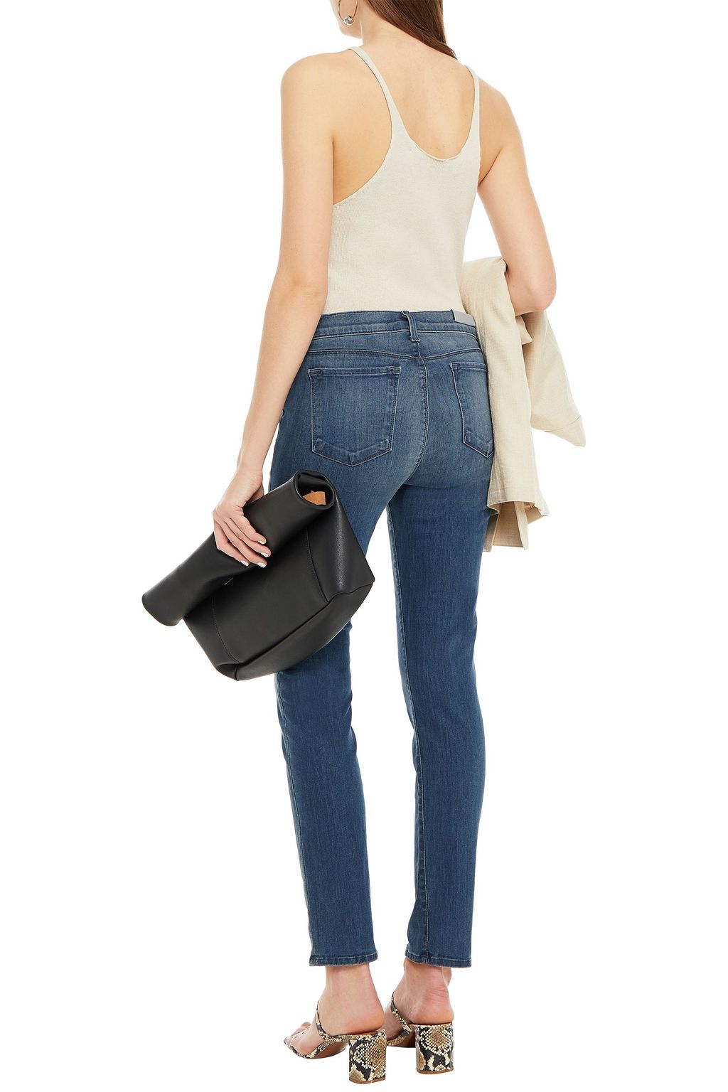 J BRAND Mid-rise skinny jeans