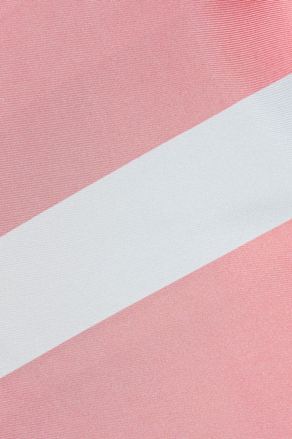 LORO PIANA Striped silk-twill scarf