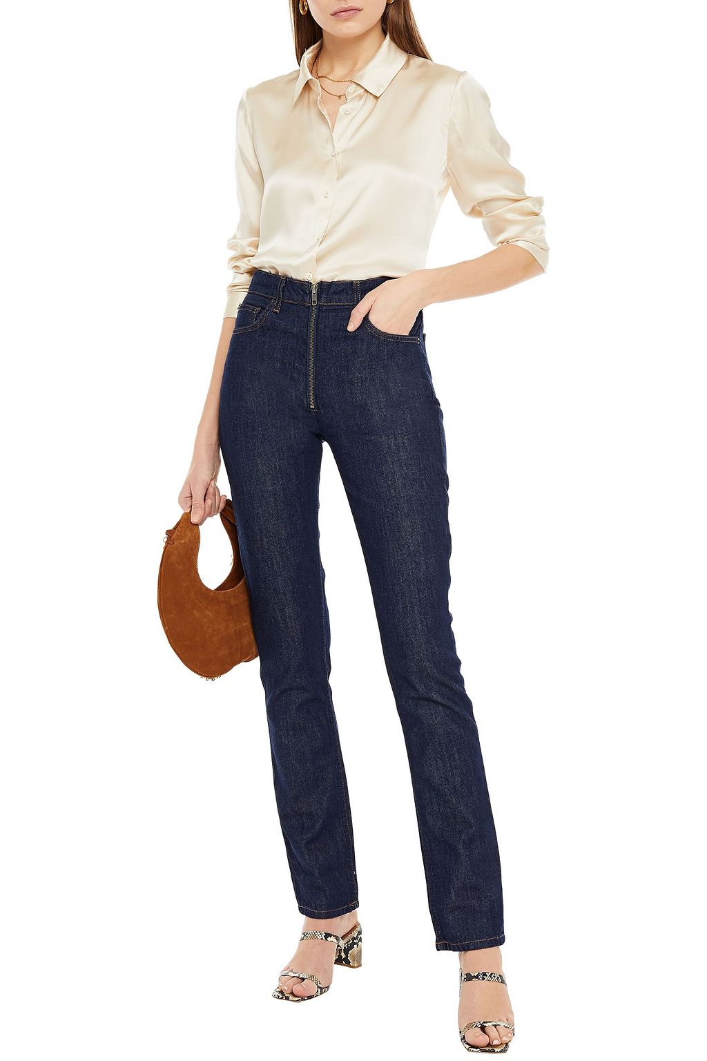 REFORMATION Brooke high-rise straight-leg jeans