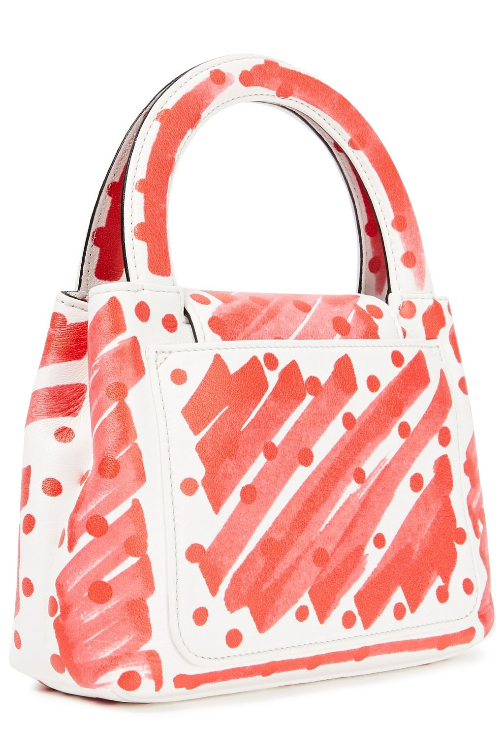 MOSCHINO Printed faux leather tote