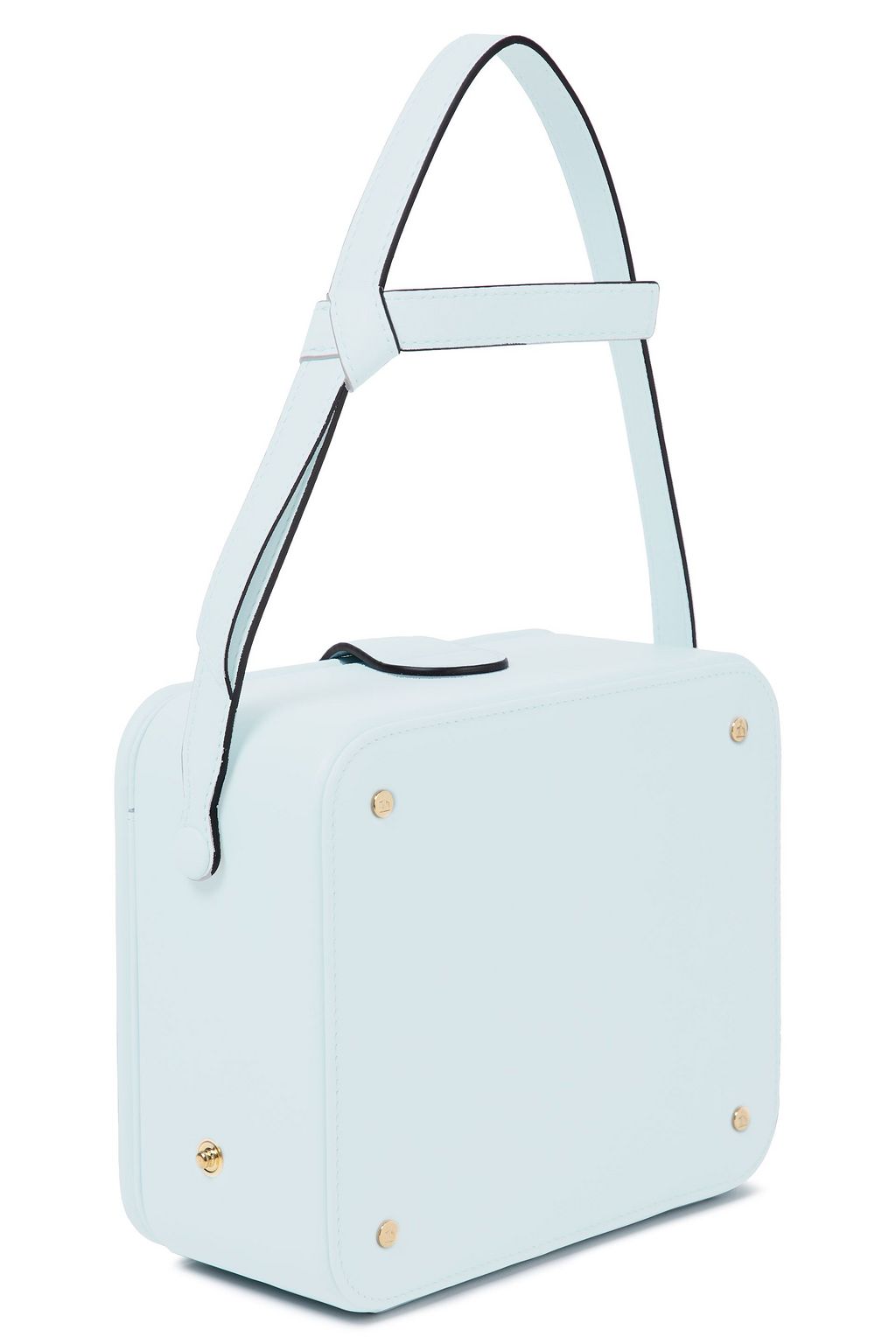 LANVIN Bento Box logo-embellished leather shoulder bag