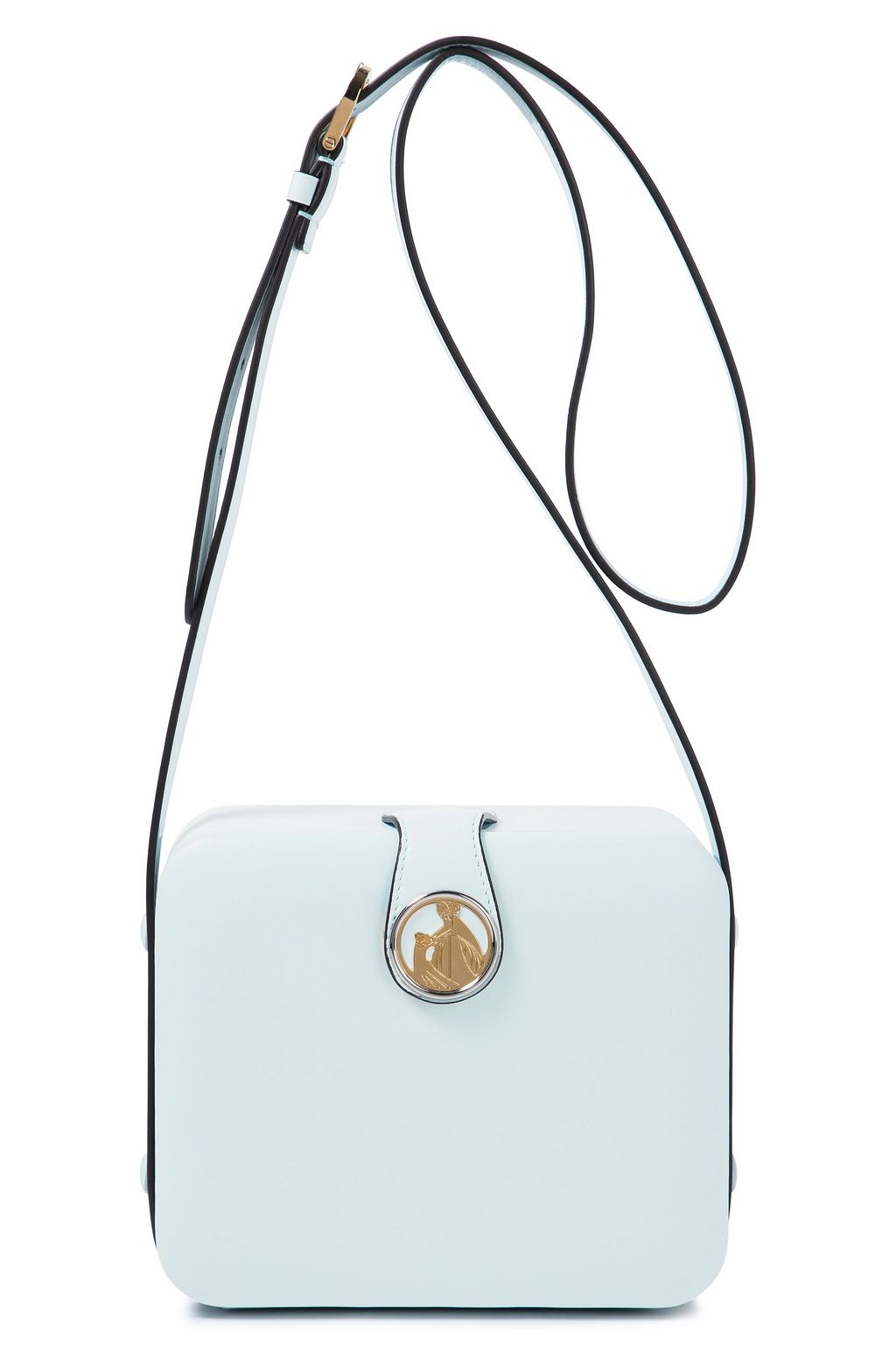 LANVIN Bento Box logo-embellished leather shoulder bag