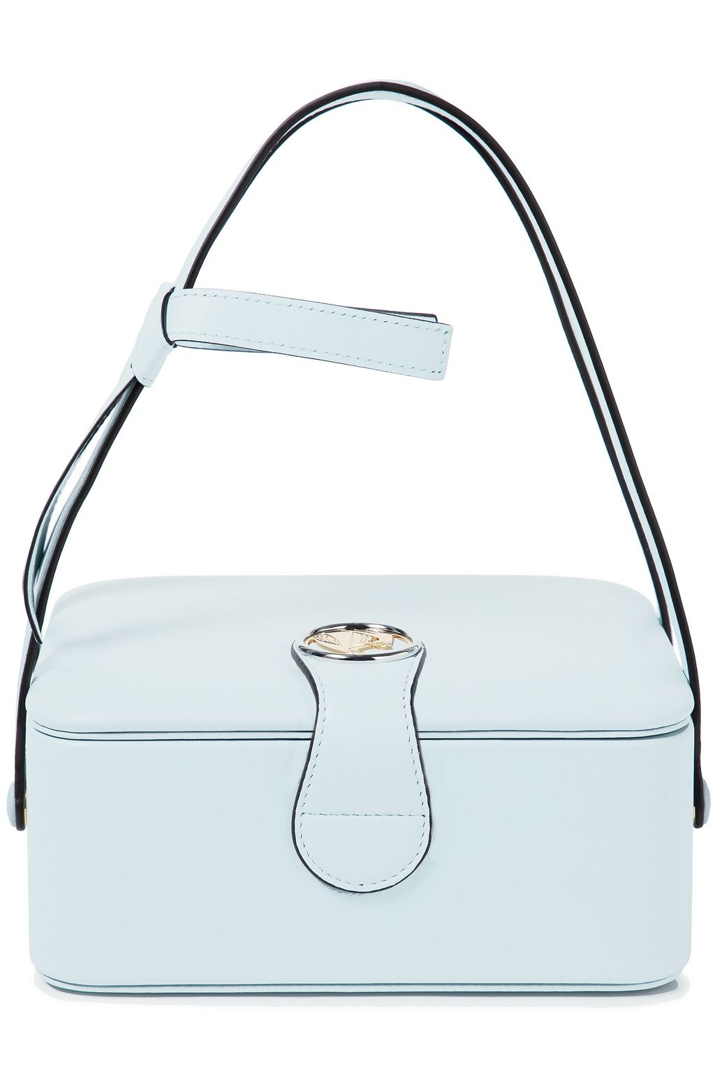 LANVIN Bento Box logo-embellished leather shoulder bag