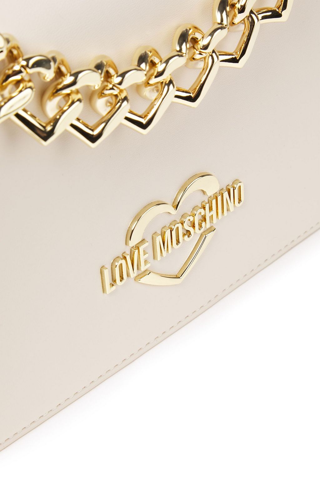 LOVE MOSCHINO Embellished faux leather shoulder bag