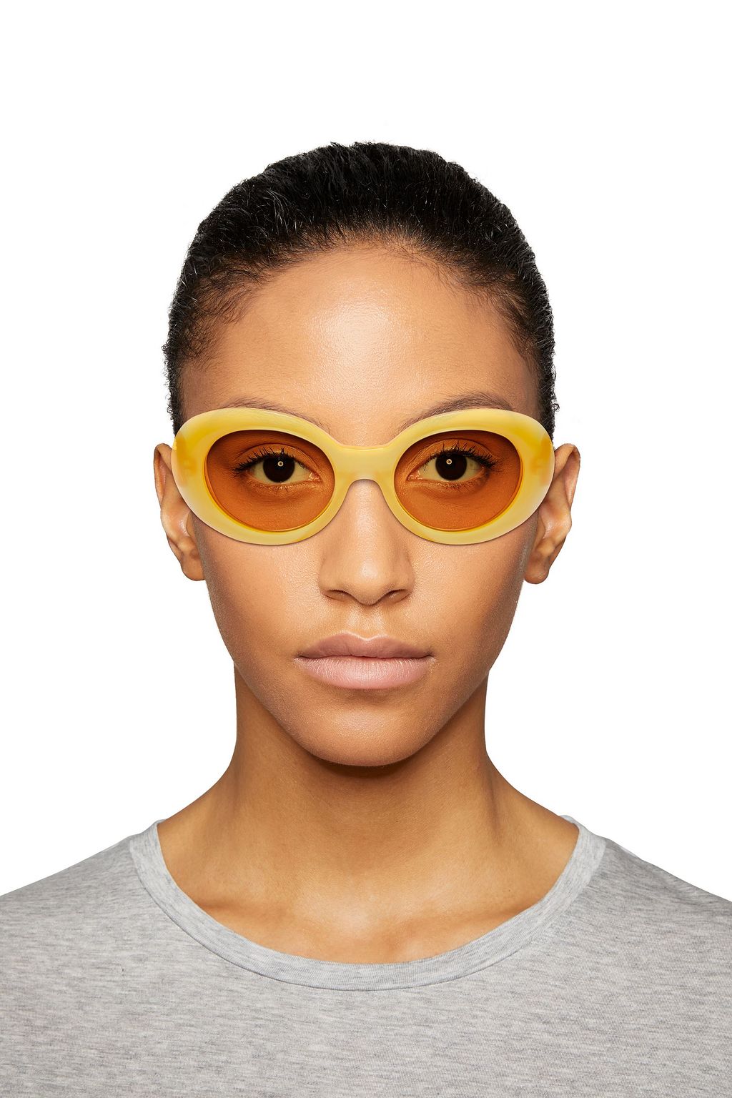 ACNE STUDIOS Mustang oval-frame acetate sunglasses