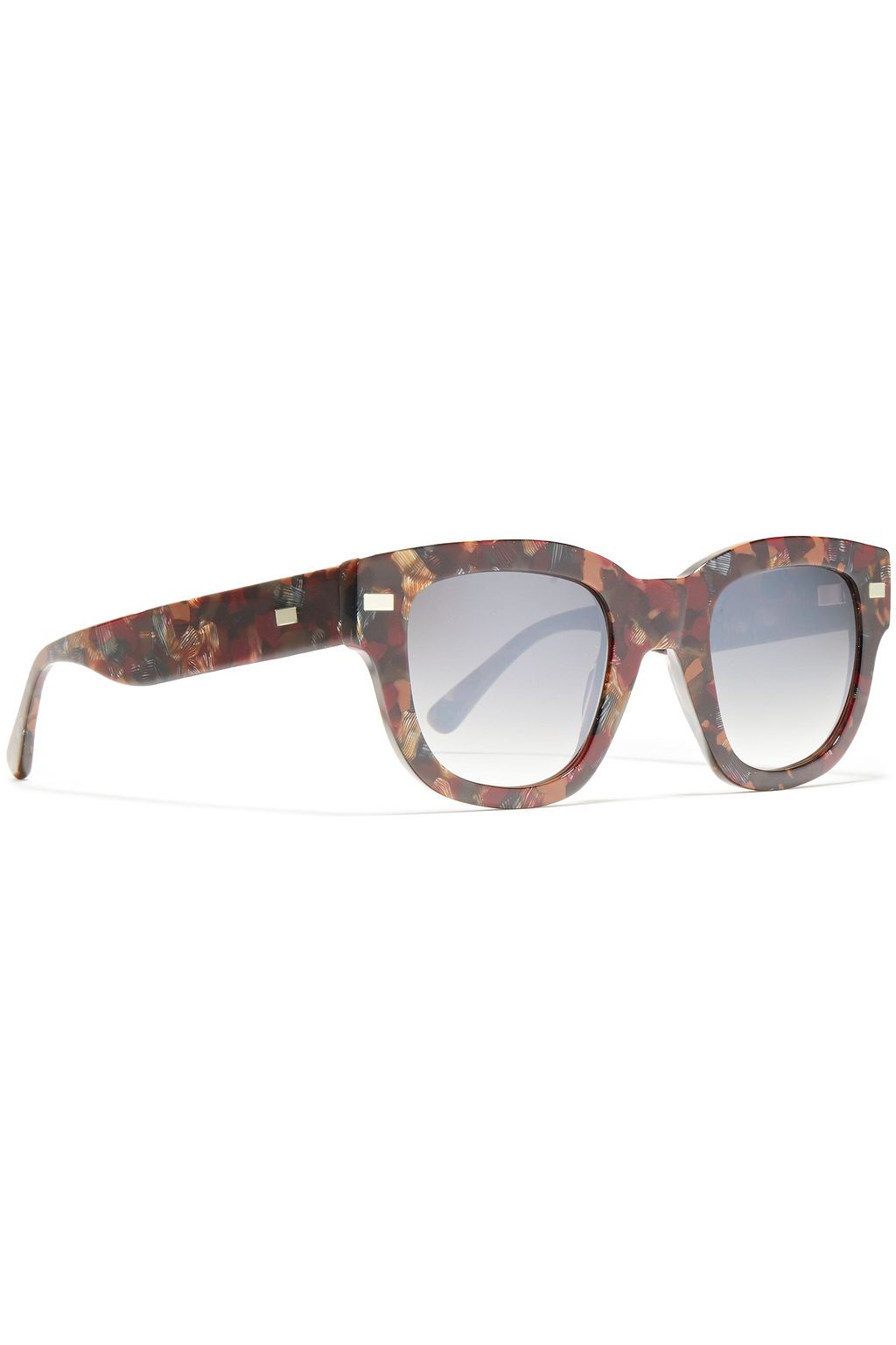 ACNE STUDIOS Square-fame printed acetate sunglasses