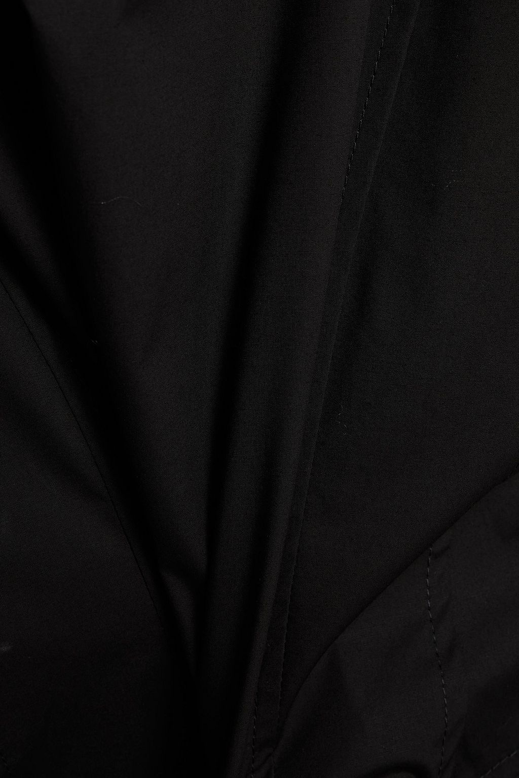 ALBERTA FERRETTI Belted cotton-blend poplin midi dress