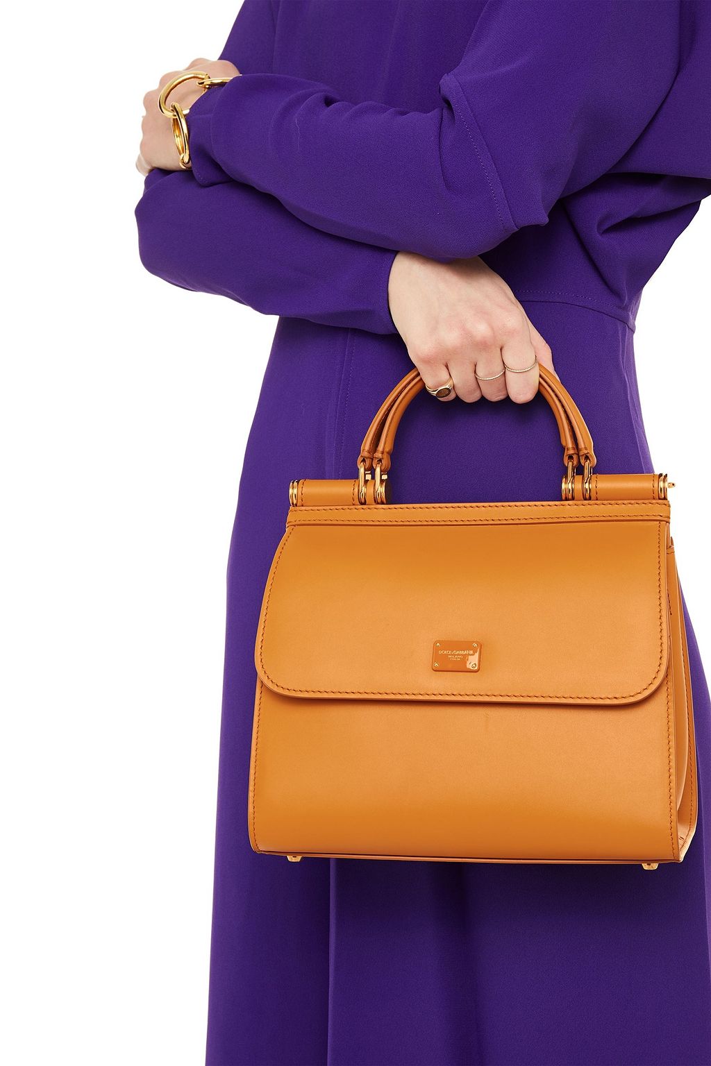 DOLCE&GABBANA Sicily 58 medium leather tote