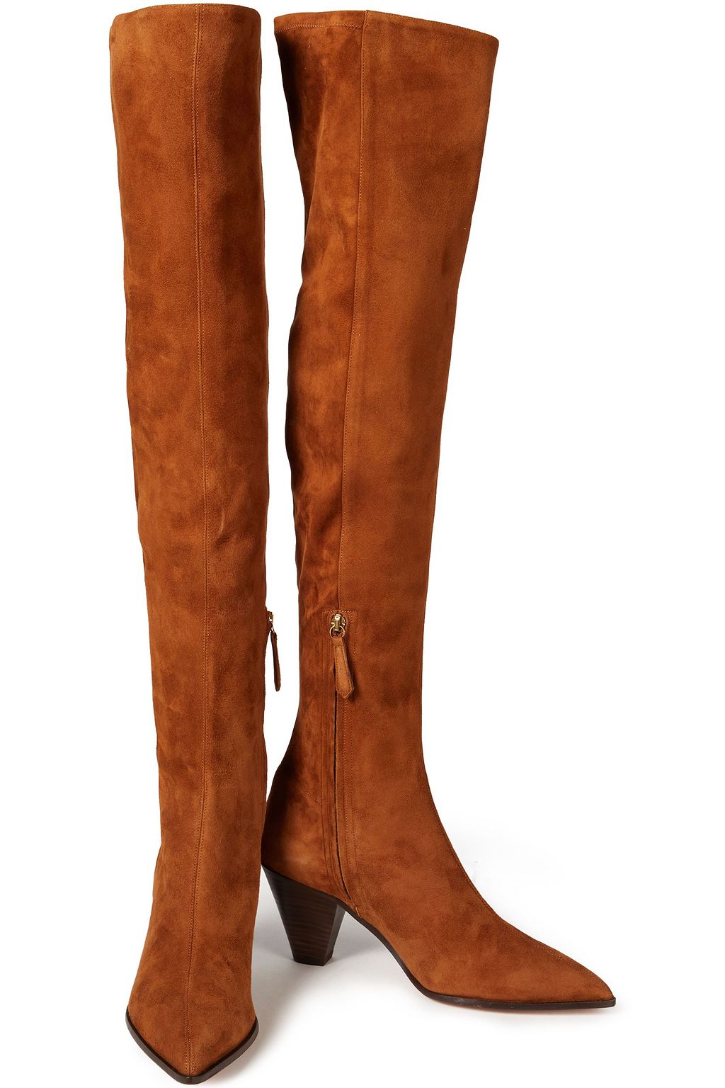 AQUAZZURA Shoreditch 70 suede thigh boots