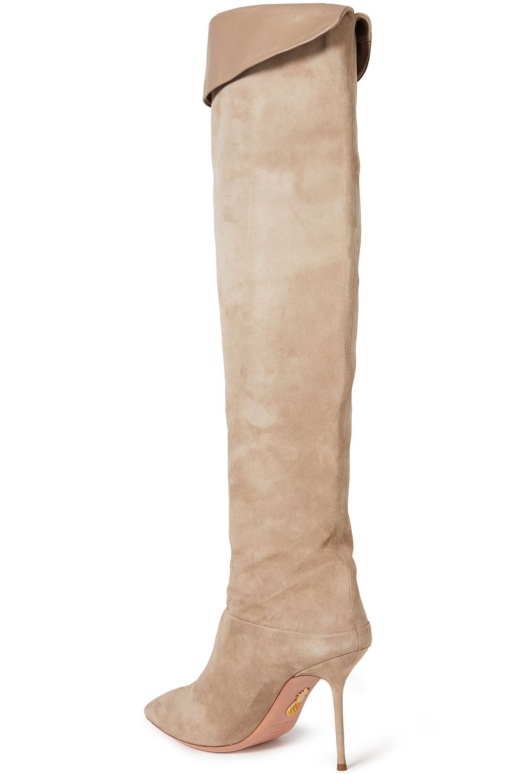 lancaster taupe suede