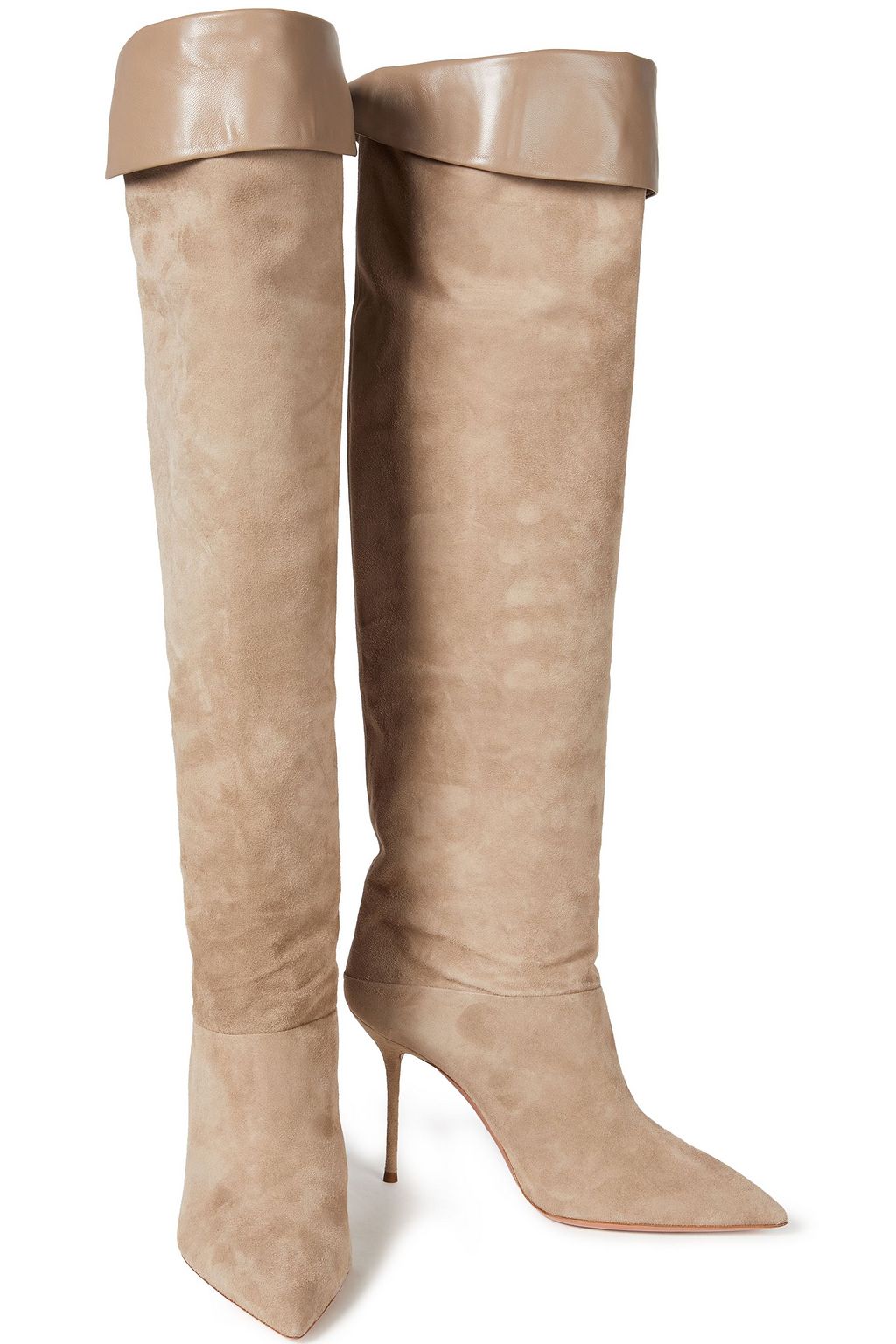 lancaster taupe suede