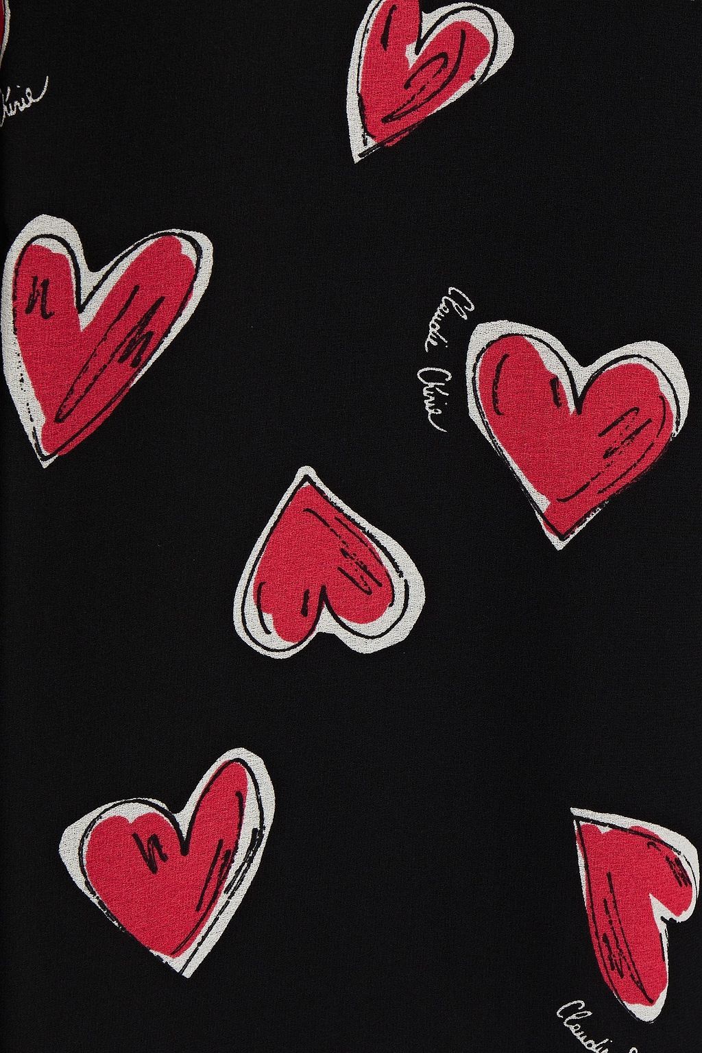 CLAUDIE PIERLOT Printed crepe de chine top