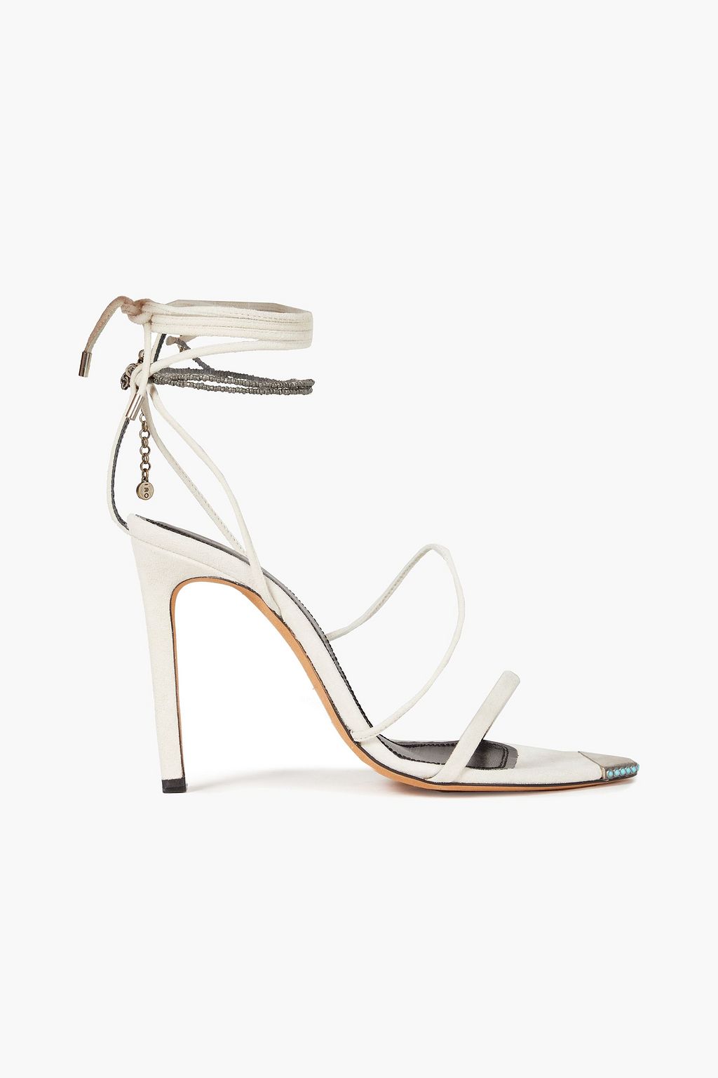 Forbigående Senatet Thrust Ecru Hyne embellished suede sandals | Sale up to 70% off | THE OUTNET | IRO  | THE OUTNET