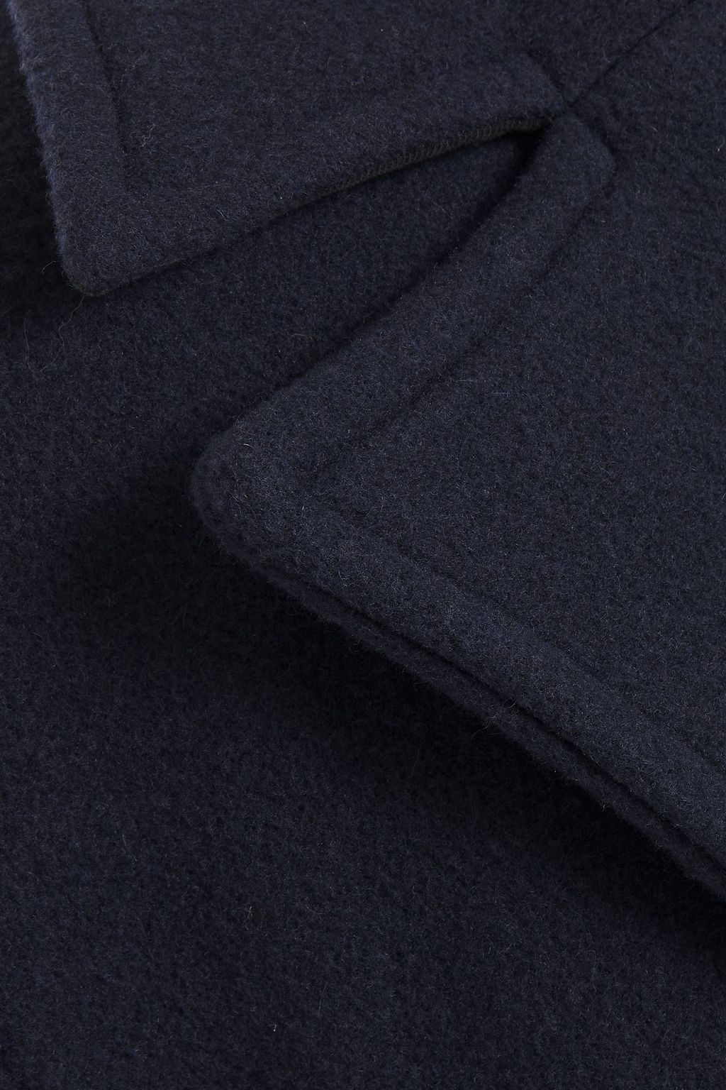 ACNE STUDIOS Double-breasted wool-blend felt coat