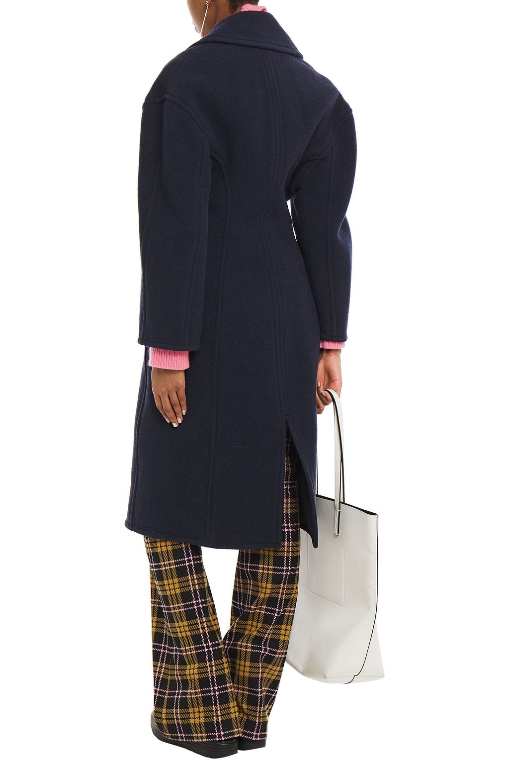 ACNE STUDIOS Double-breasted wool-blend felt coat