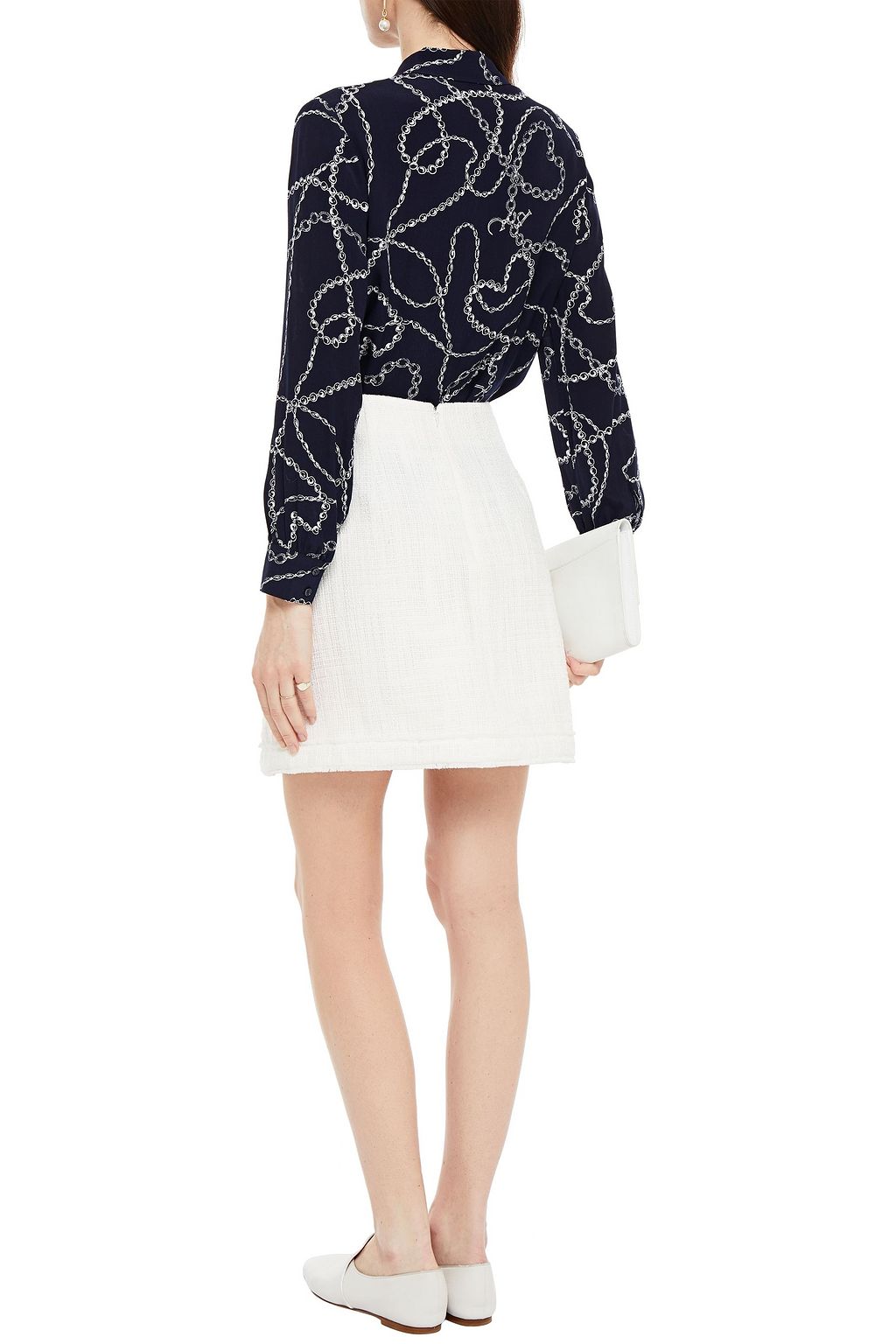 CLAUDIE PIERLOT Printed crepe shirt