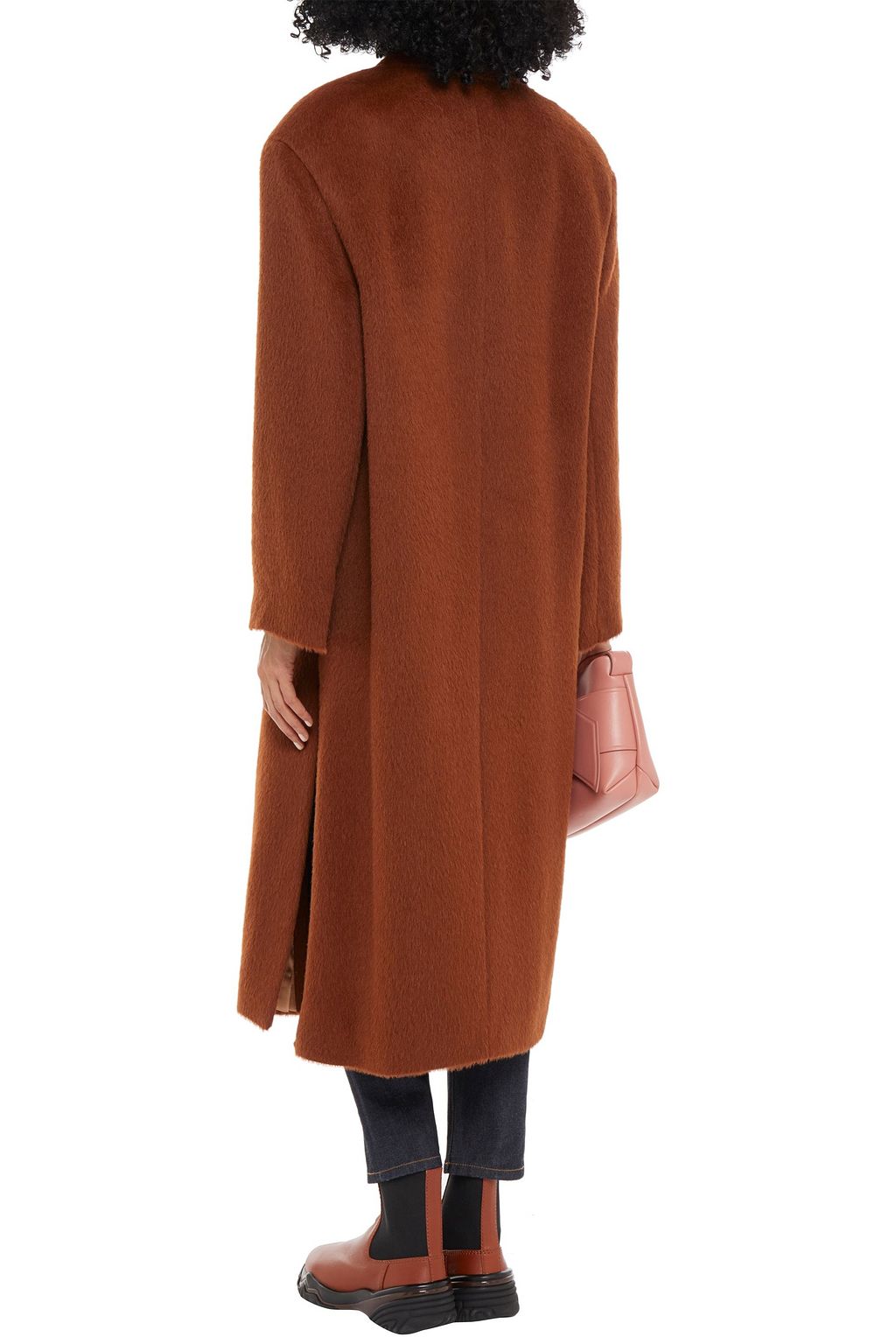 ACNE STUDIOS Double-breasted alpaca and wool-blend coat