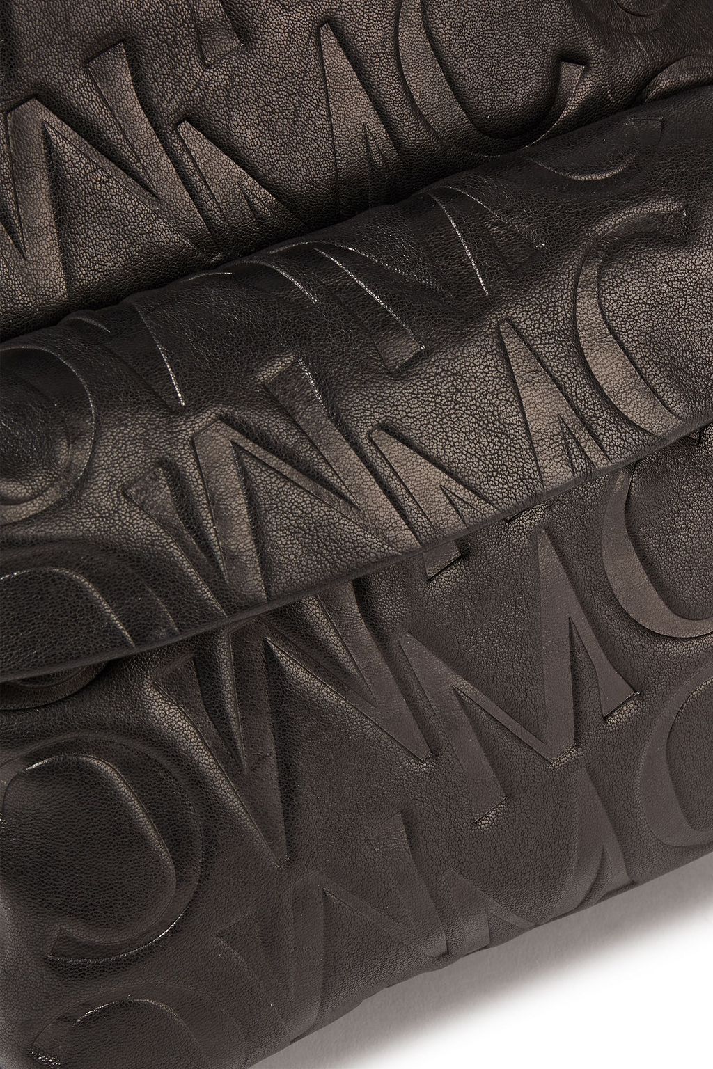 MCQ ALEXANDER MCQUEEN Logo-embossed leather backpack