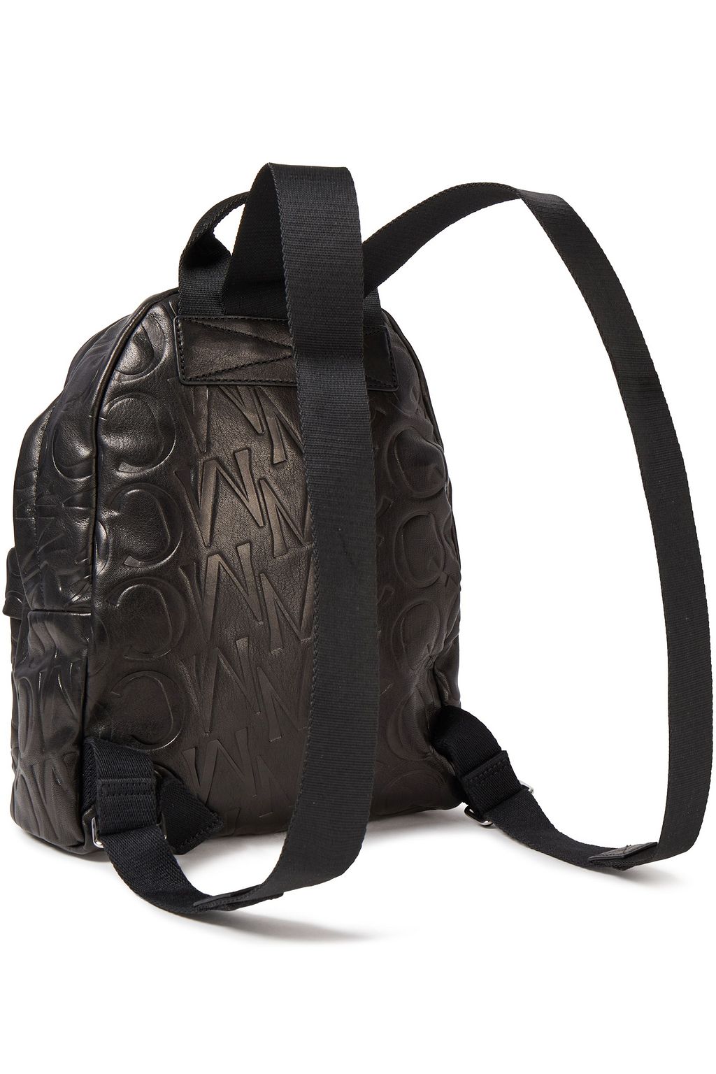 MCQ ALEXANDER MCQUEEN Logo-embossed leather backpack
