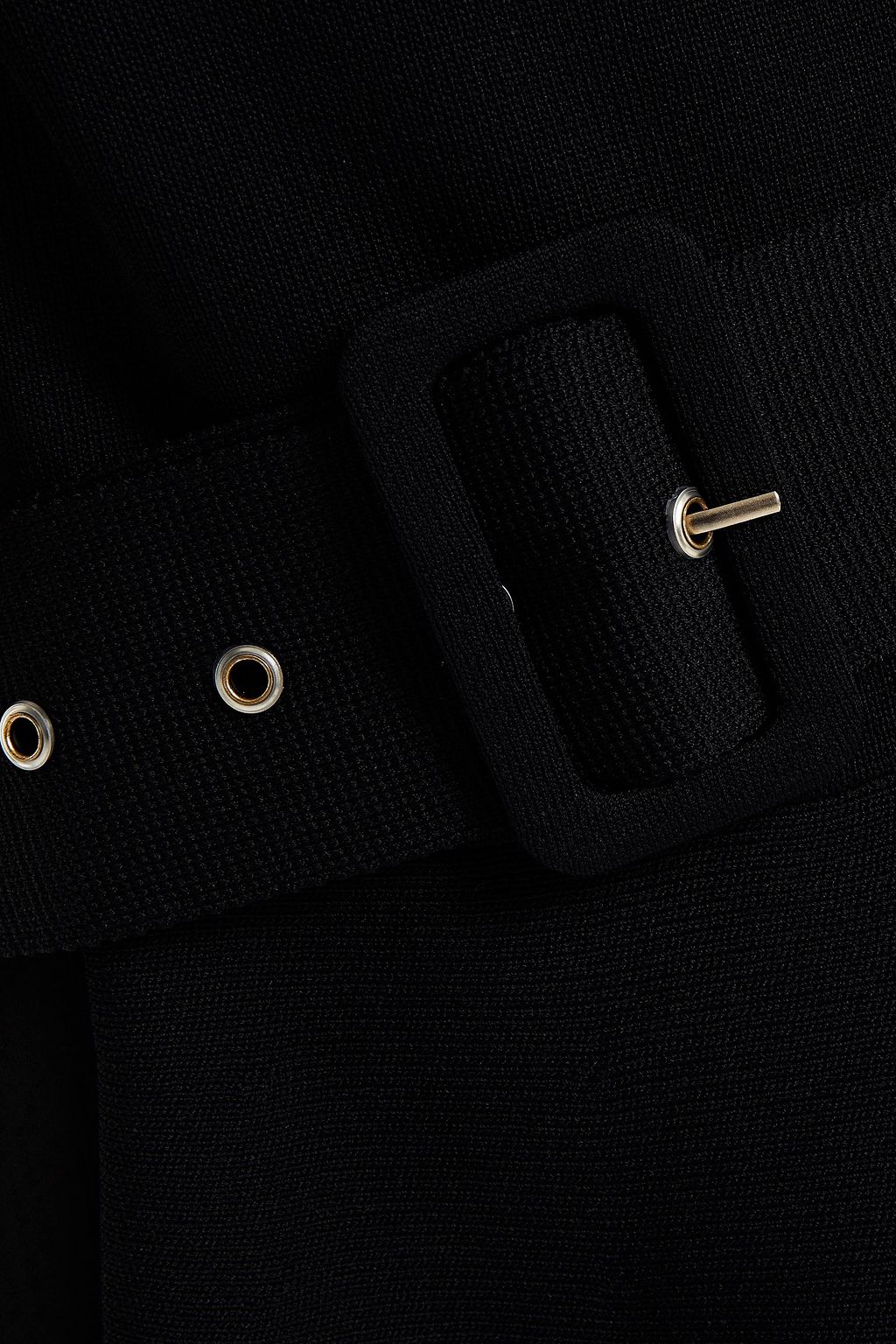 CLAUDIE PIERLOT Fluted knitted mini dress