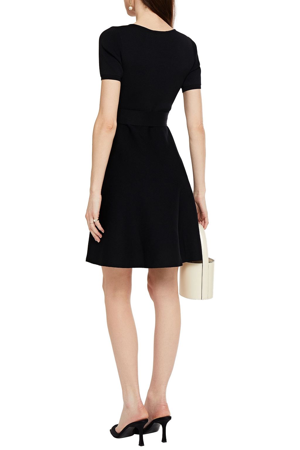 CLAUDIE PIERLOT Fluted knitted mini dress