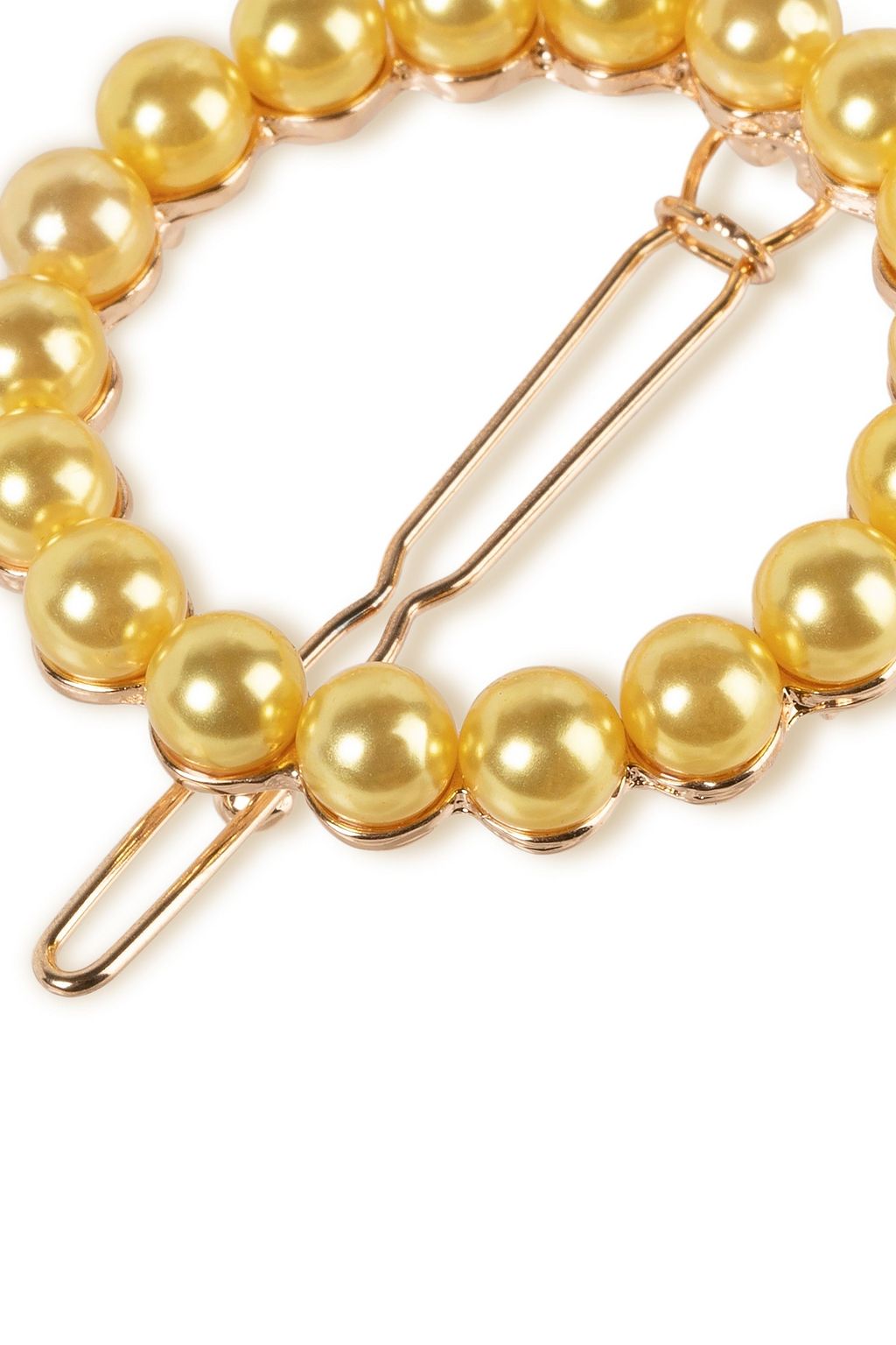 SHRIMPS Albia rose gold-tone faux pearl hair clip