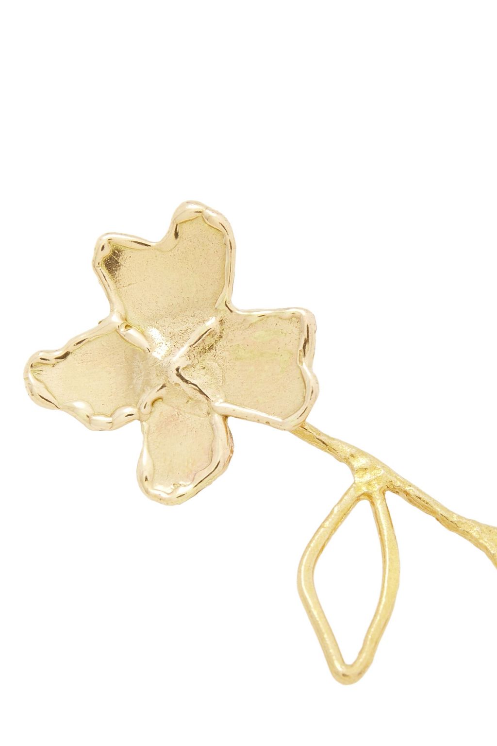 ​ANITA BERISHA Sterling silver and gold-tone freshwater pearl earrings