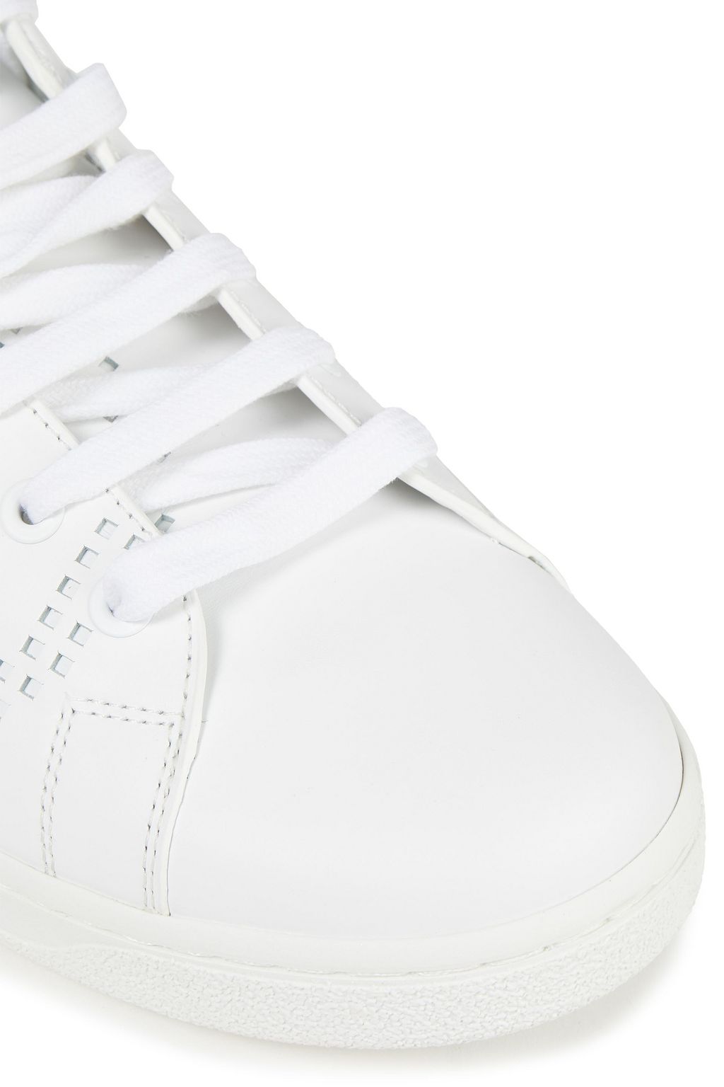 VALENTINO GARAVANI Backnet perforated leather sneakers