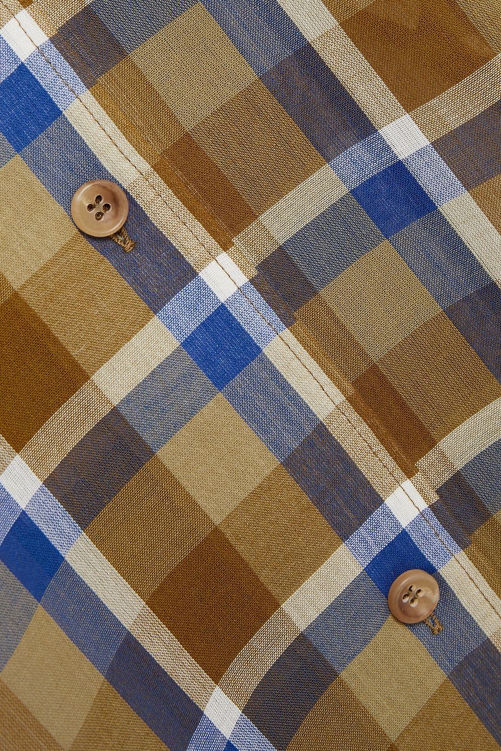 REJINA PYO Rory checked voile shirt