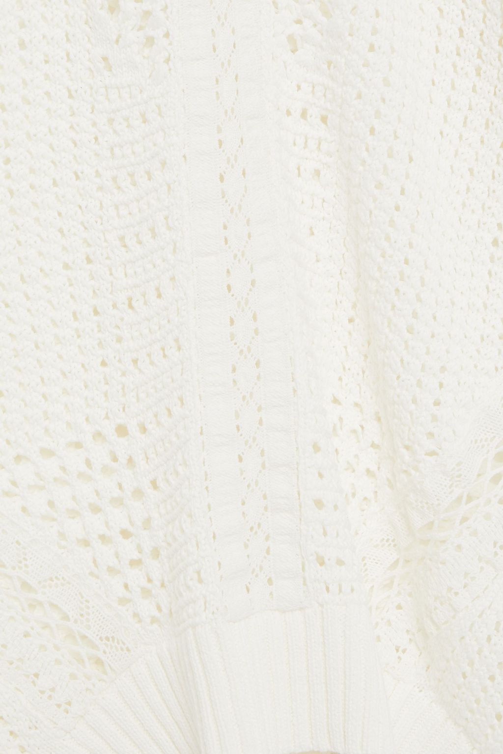 MAJE Crocheted cotton sweater
