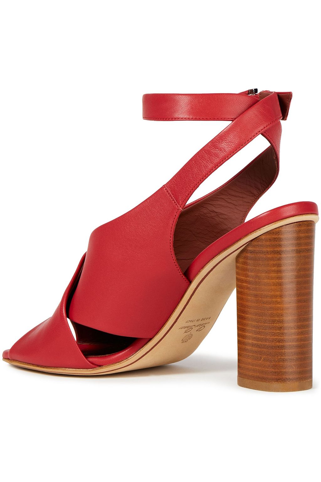 LORO PIANA Emma leather sandals