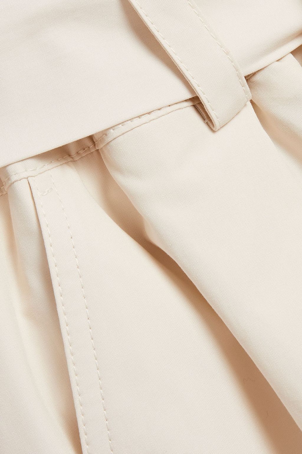CLAUDIE PIERLOT Pleated cotton-poplin shorts