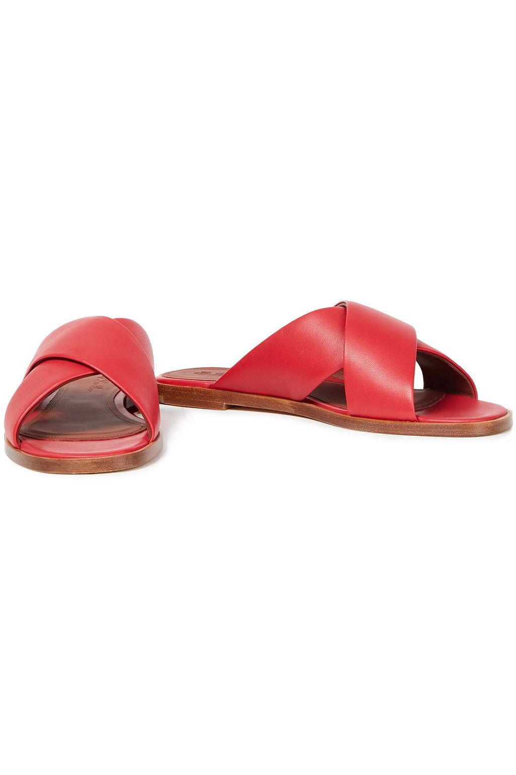 LORO PIANA Emma leather slides