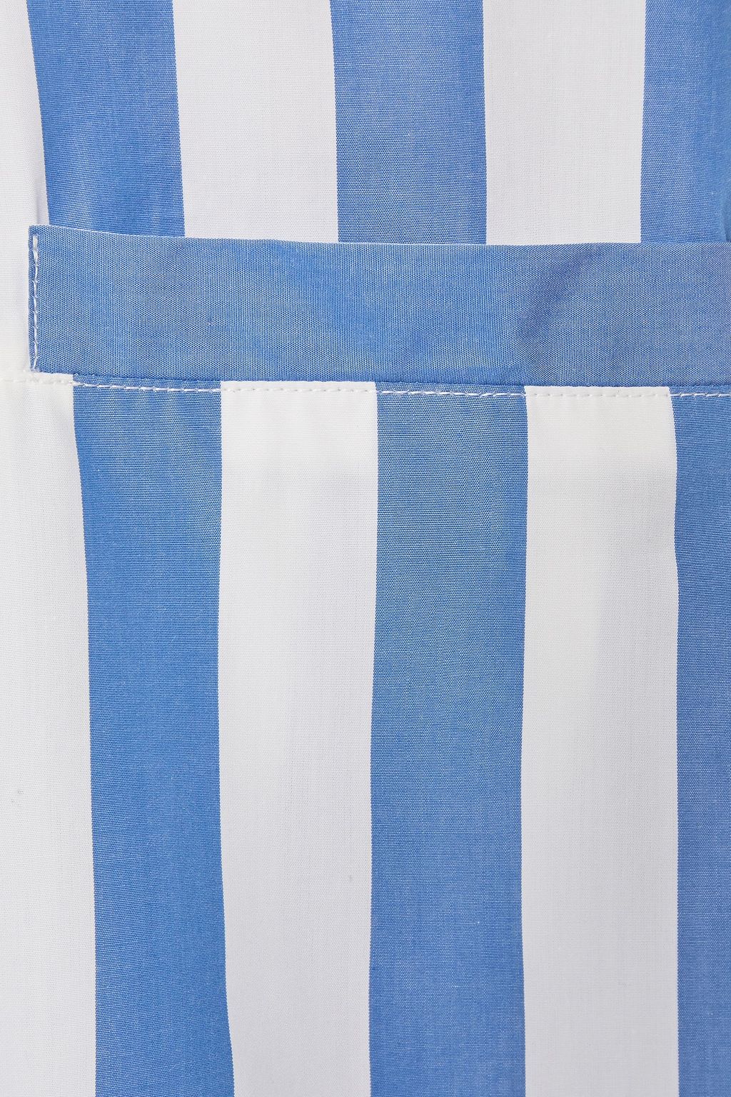 CLAUDIE PIERLOT Striped cotton-poplin shirt