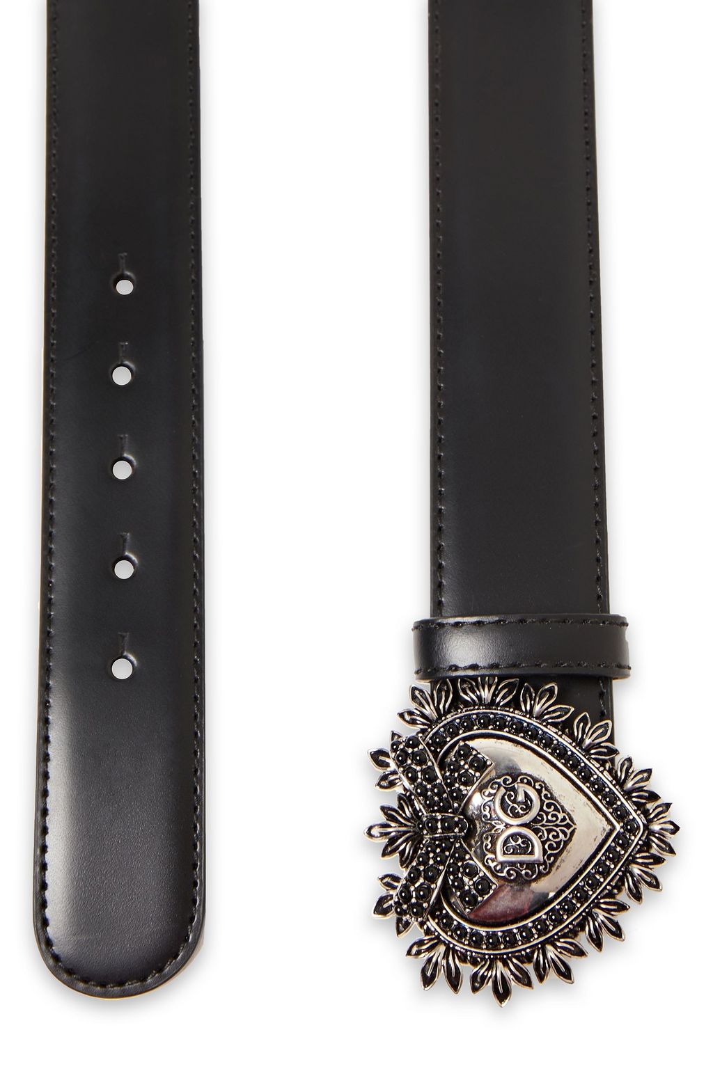 DOLCE&GABBANA Devotion embellished leather belt