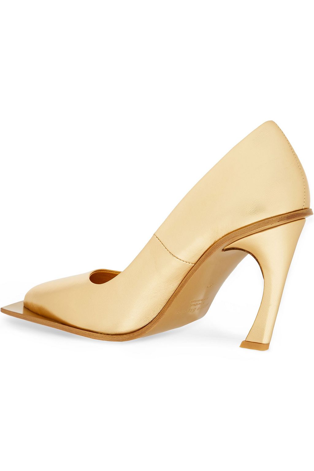 ACNE STUDIOS Metallic leather pumps