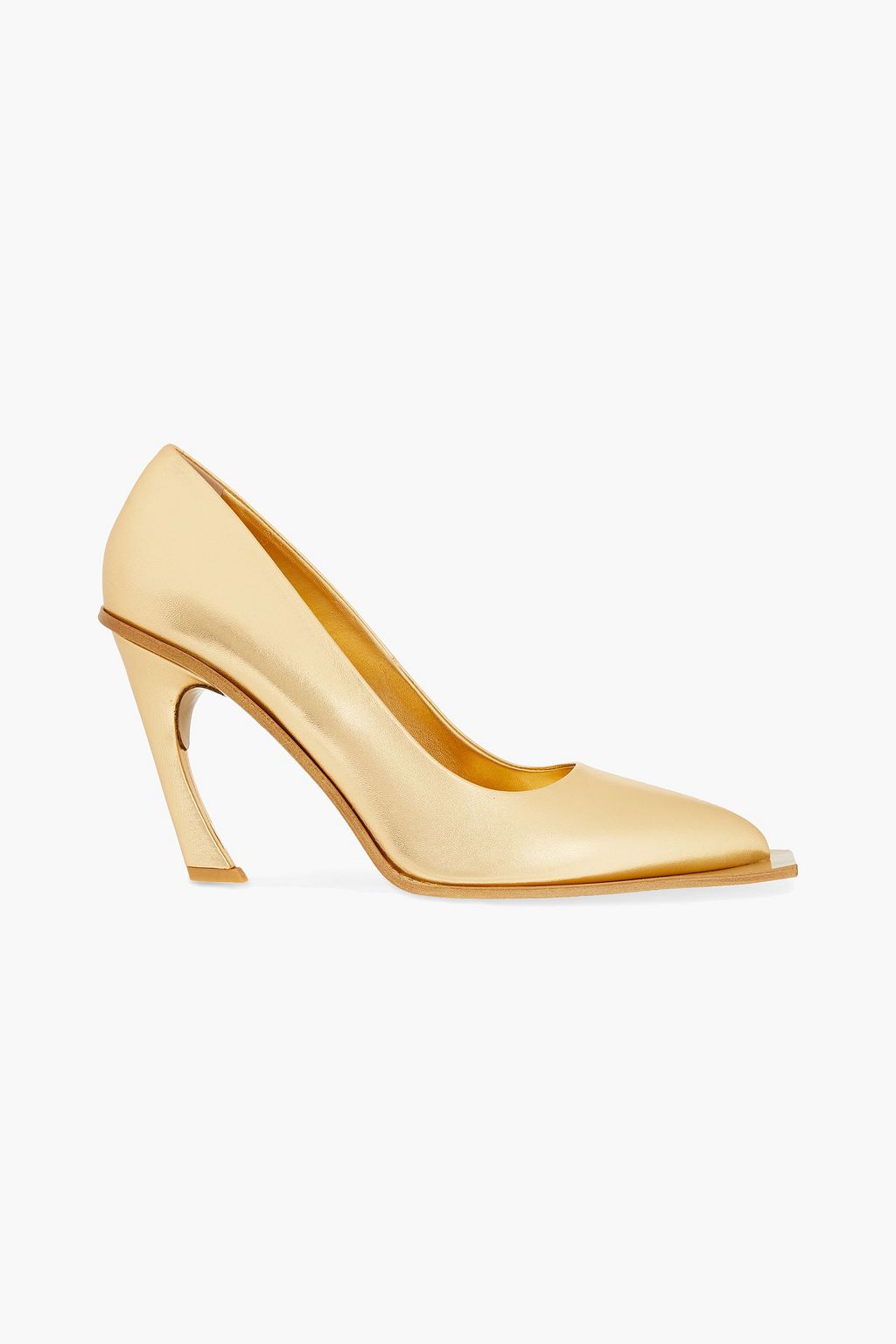 ACNE STUDIOS Metallic leather pumps | THE OUTNET