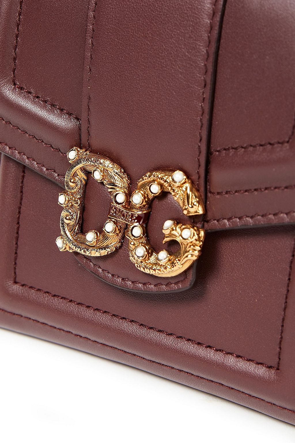 DOLCE&GABBANA Embellished leather wallet