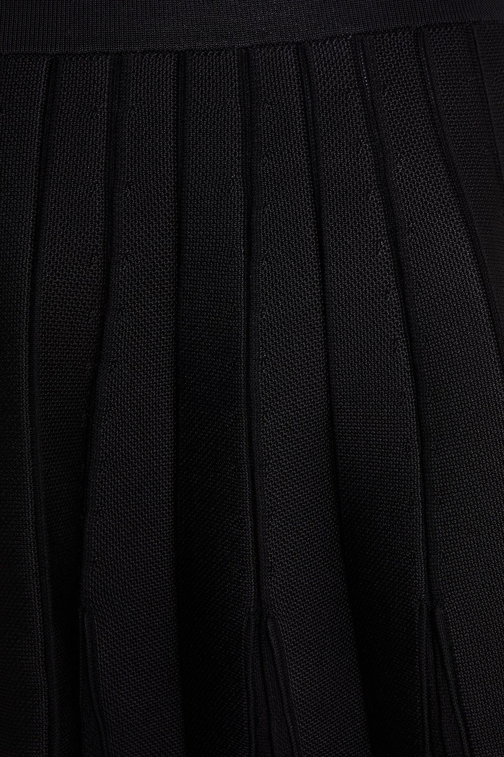 CLAUDIE PIERLOT Manilee pleated stretch-knit skirt