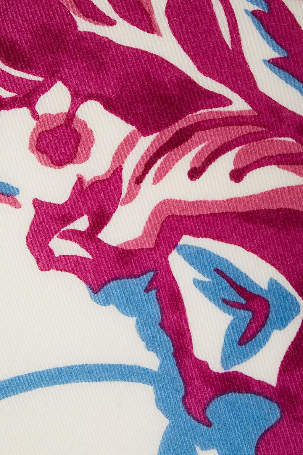 LORO PIANA Floral-print cashmere and silk-blend twill scarf
