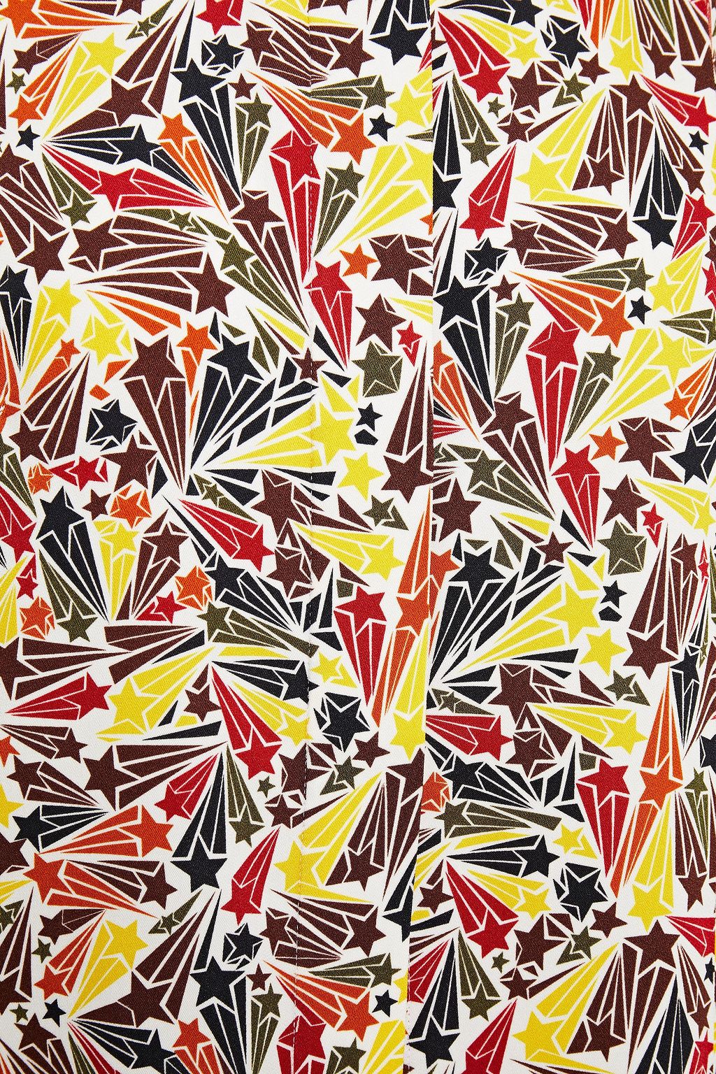 VICTORIA BECKHAM Printed crepe shirt