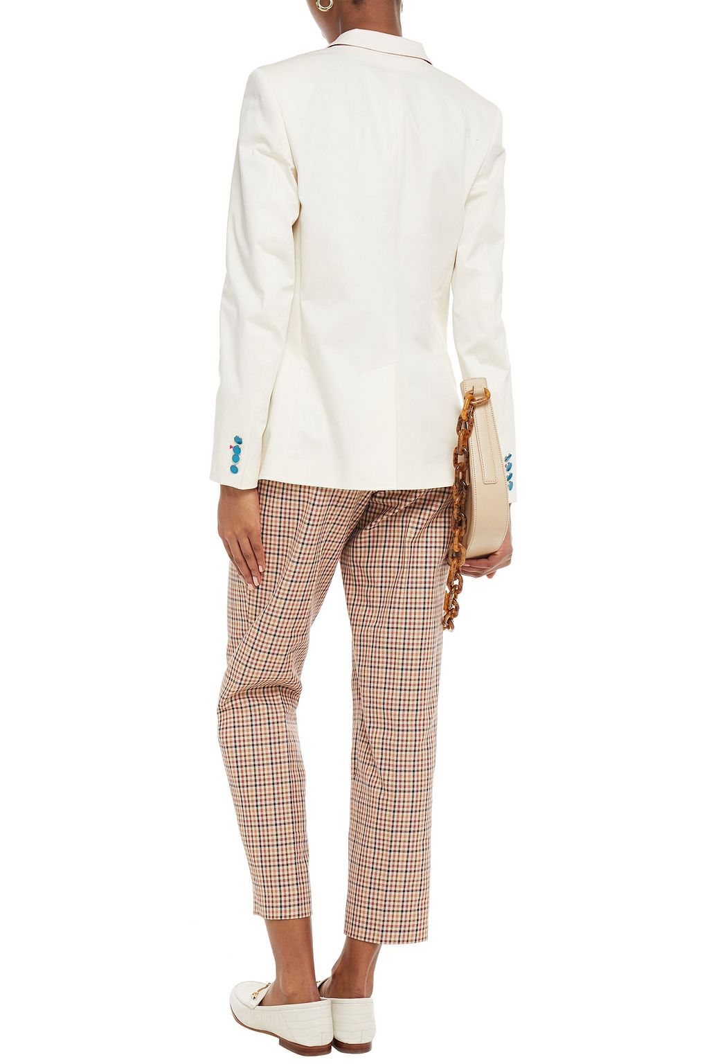 PS PAUL SMITH Blazer aus Twill aus einer Baumwollmischung