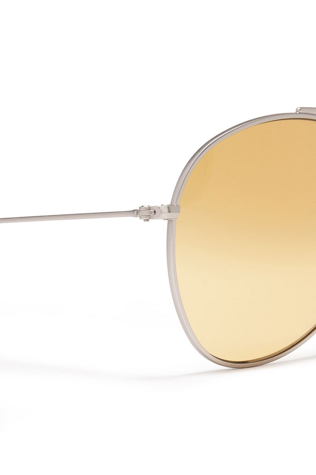 ACNE STUDIOS Aviator-style silver-tone and acetate sunglasses