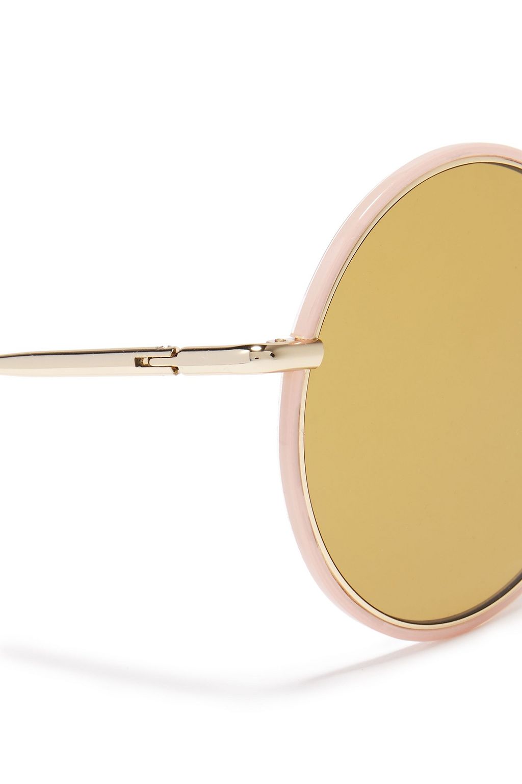 ACNE STUDIOS Round-frame gold-tone sunglasses