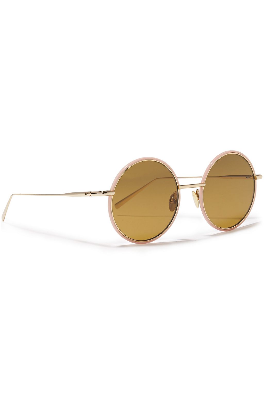 ACNE STUDIOS Round-frame gold-tone sunglasses