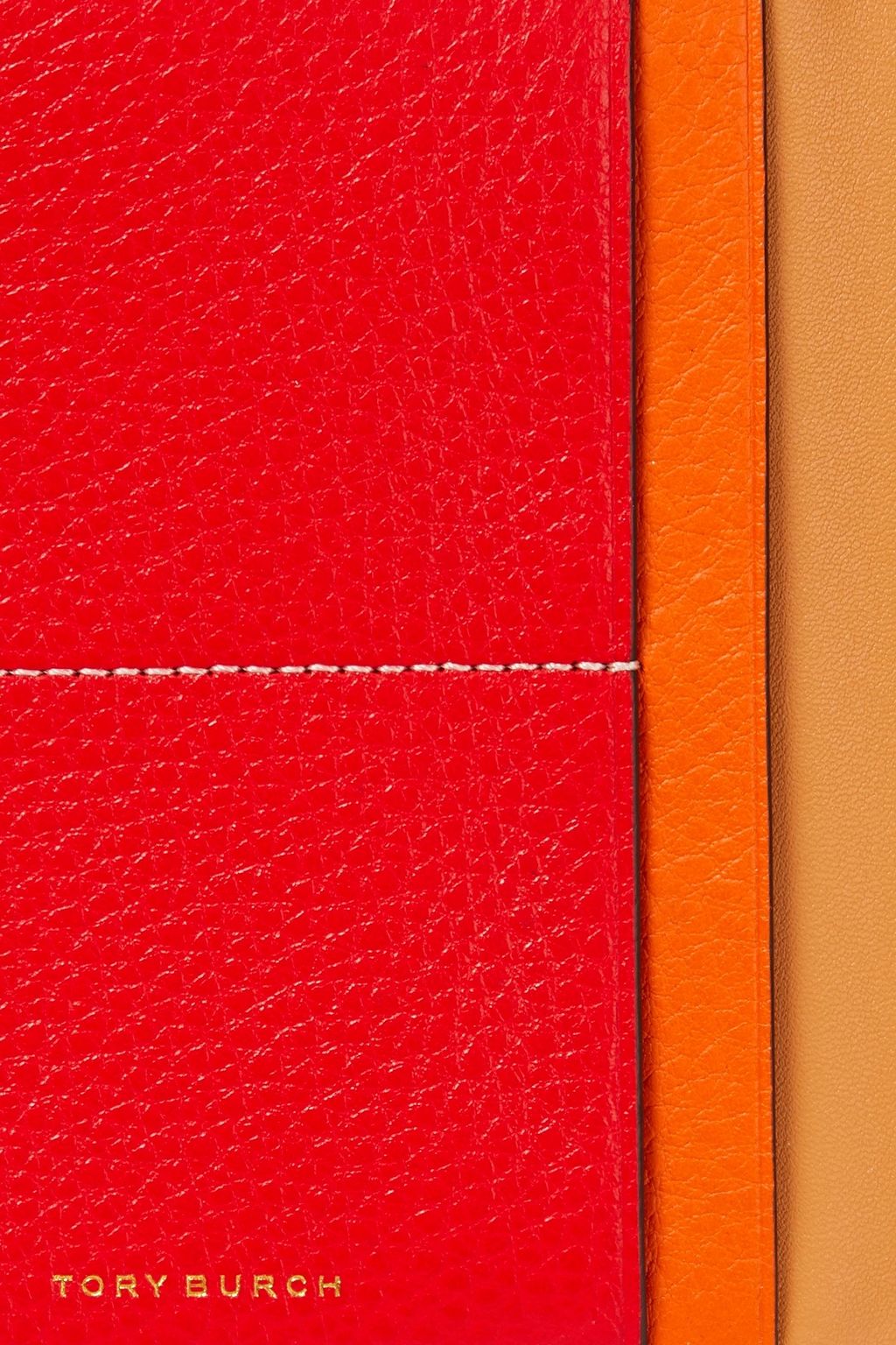 TORY BURCH Perry textured-leather passport cover