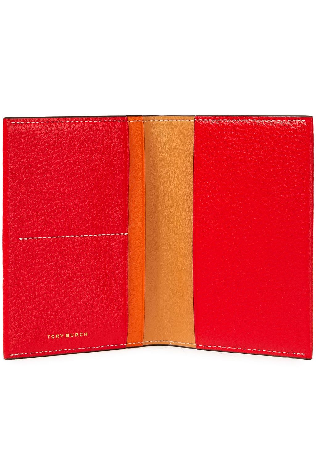 TORY BURCH Perry textured-leather passport cover