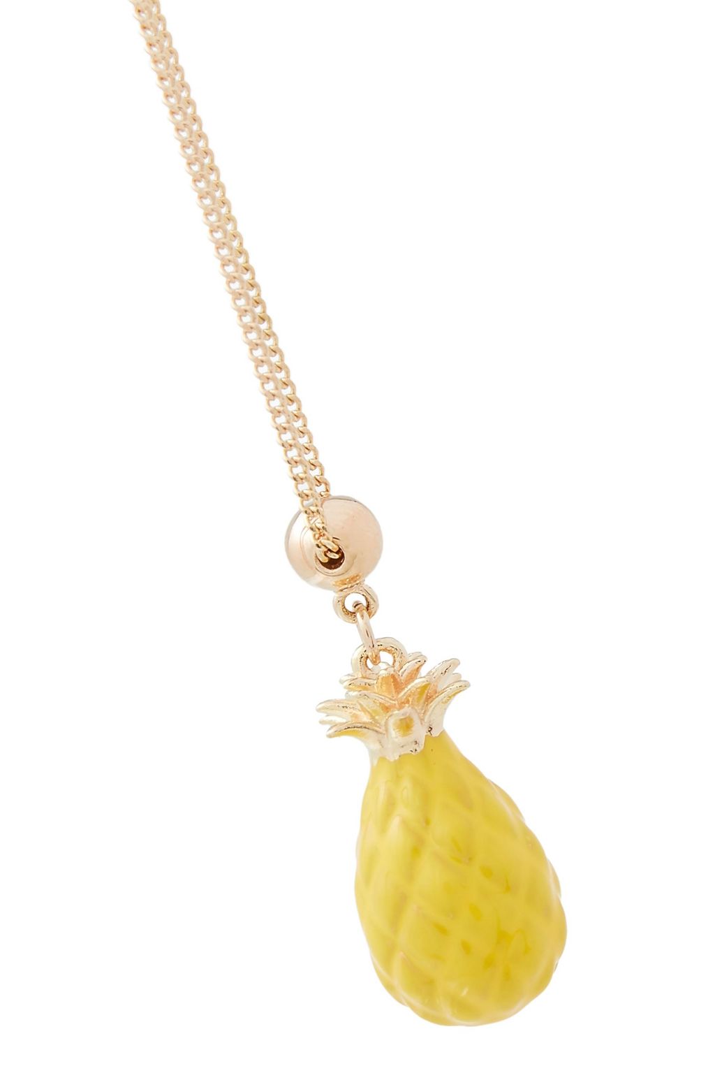 ZIMMERMANN Gold-tone enamel necklace