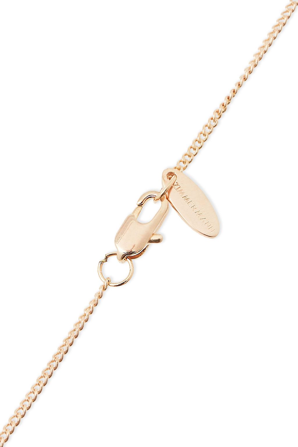 ZIMMERMANN Gold-tone enamel necklace